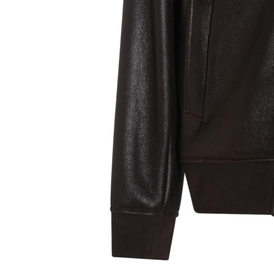 26FW 살바토레 산토로 가죽 자켓 51694DIESDARK BROWN Black - SALVATORE SANTORO