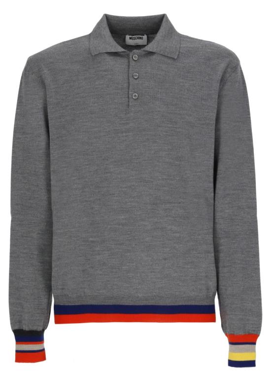 26FW 모스키노 폴로 티셔츠 093252004497 Grey