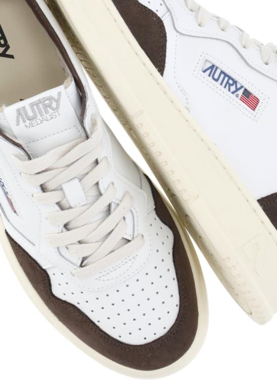 26FW 오트리 메달리스트 로우 스니커즈 AULMFT19WHT MOGANO Neutrals - AUTRY
