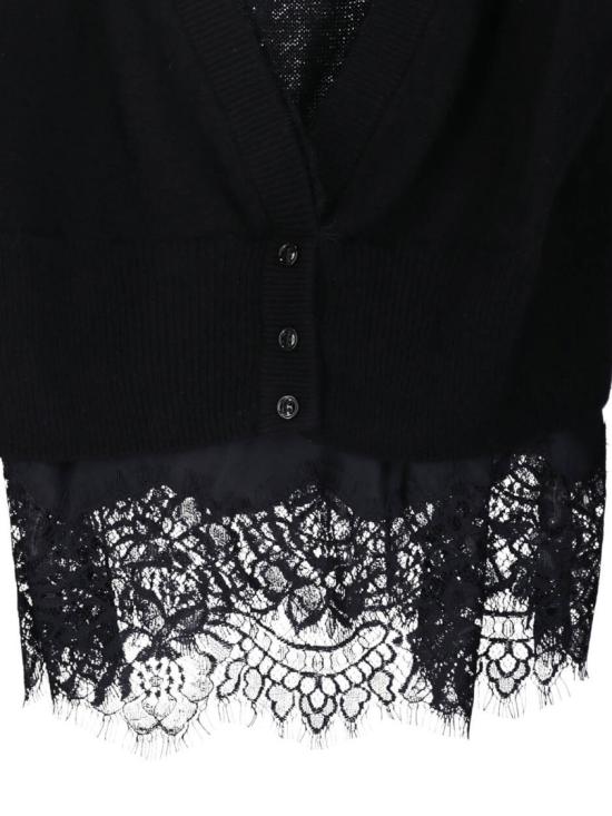 26FW 에르마노 설비노 니트웨어 D492N301APPYU95708 Black - ERMANNO SCERVINO