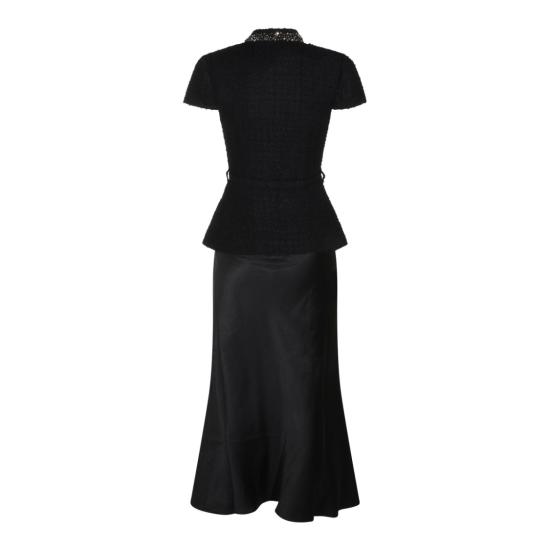 26FW 셀프 포트레이트 원피스 AW26053MAB Black - SELF PORTRAIT