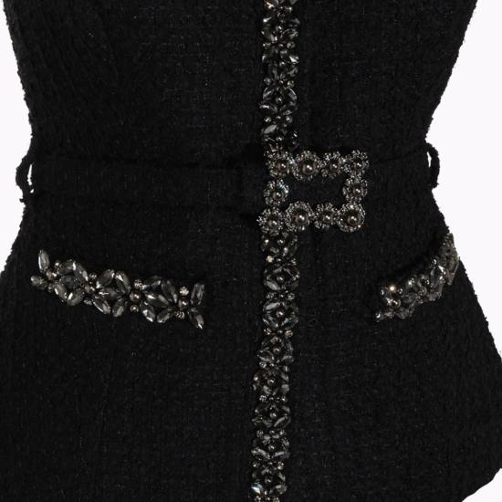 26FW 셀프 포트레이트 원피스 AW26053MAB Black - SELF PORTRAIT