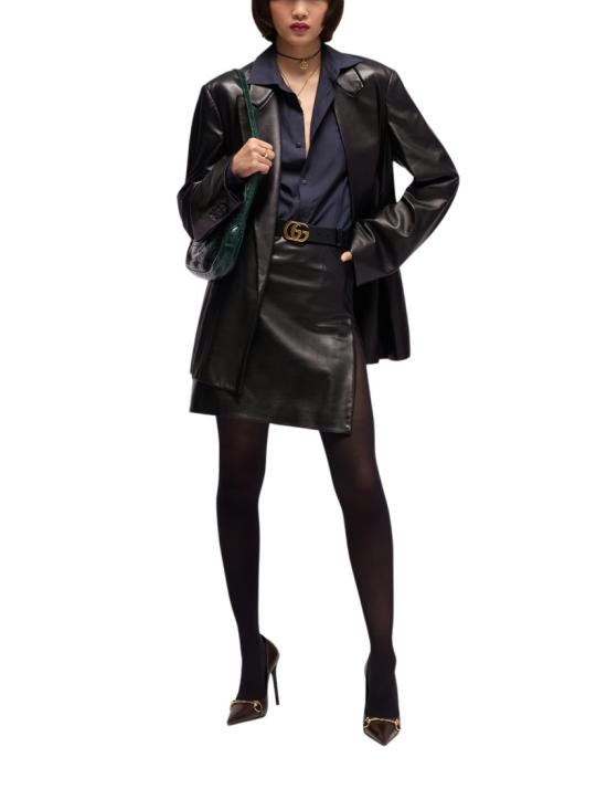 26FW 구찌 스커트 A006E5 XNBEG Black - GUCCI