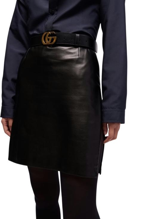 26FW 구찌 스커트 A006E5 XNBEG Black - GUCCI