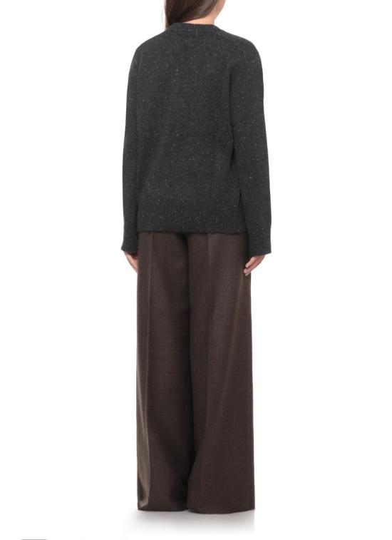 26FW 루루 드 세종 니트웨어 BALTRA LDSPEPPERED ANTHRACITE Grey - LOULOU DE SAISON