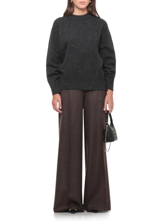 26FW 루루 드 세종 니트웨어 BALTRA LDSPEPPERED ANTHRACITE Grey - LOULOU DE SAISON