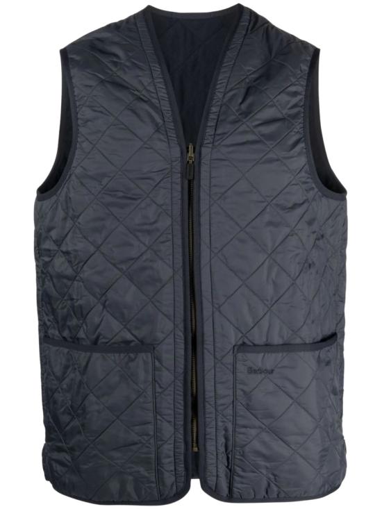 26FW 바버 폴라퀼트 지퍼인 라이너 MLI0002NY91 Black