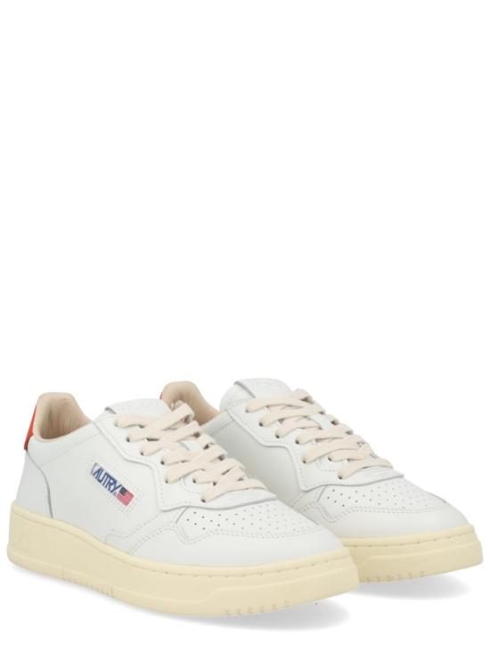 26SS 오트리 메달리스트 로우 레더 스니커즈 AULW TB03 White - AUTRY