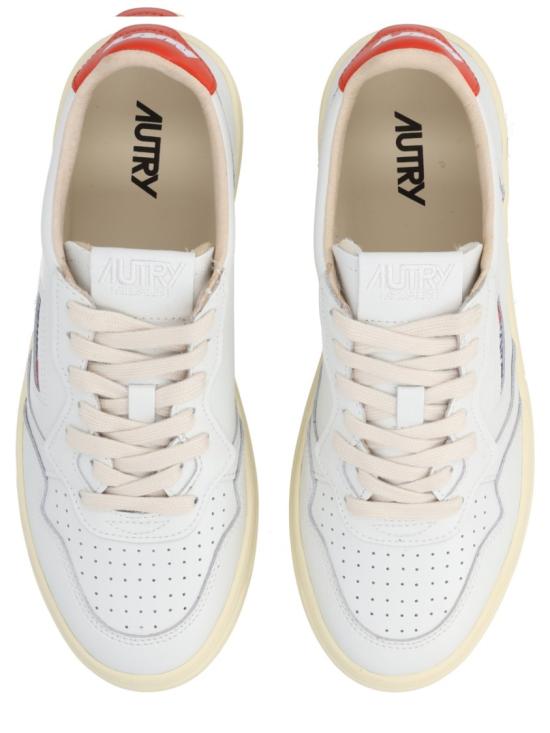 26SS 오트리 메달리스트 로우 레더 스니커즈 AULW TB03 White - AUTRY