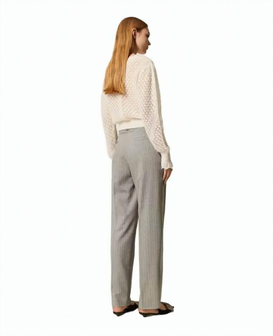 25FW 트윈셋 스트레이트 팬츠 252TP2632 Grey - TWINSET