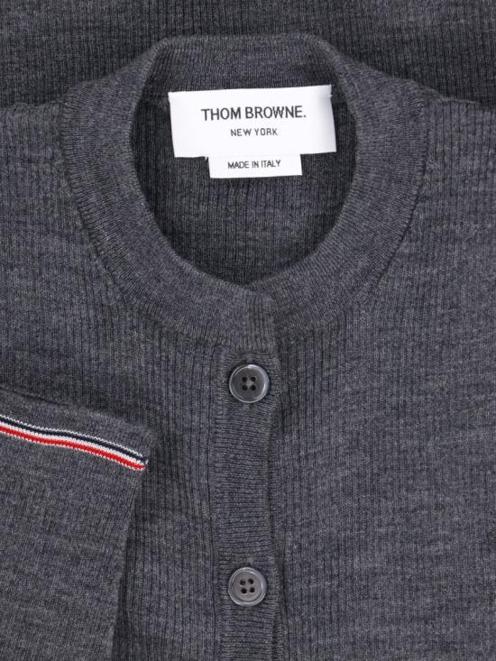 26FW 톰브라운 니트웨어 FKC720A Y1055035 Grey - THOM BROWNE