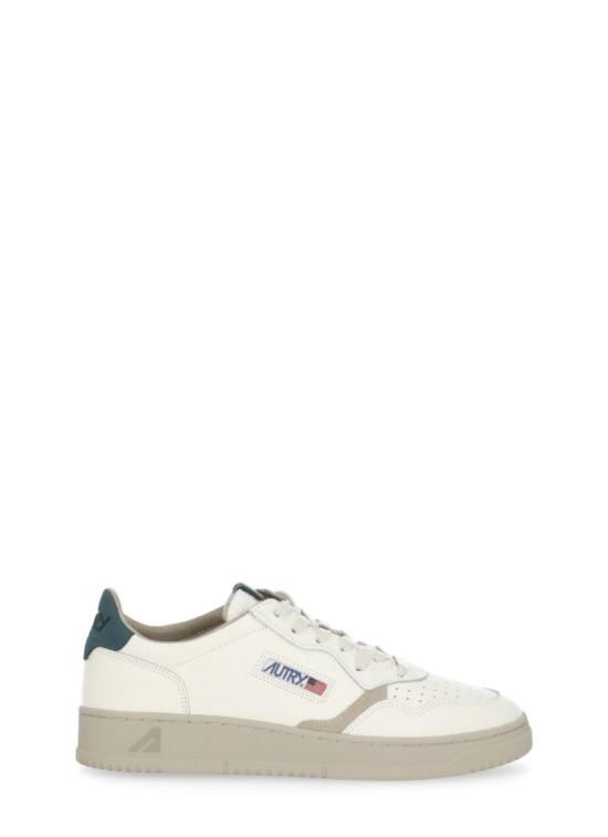 26FW 오트리 메달리스트 로우 스니커즈 AULMNE18DARKSEA FEATGRAY White
