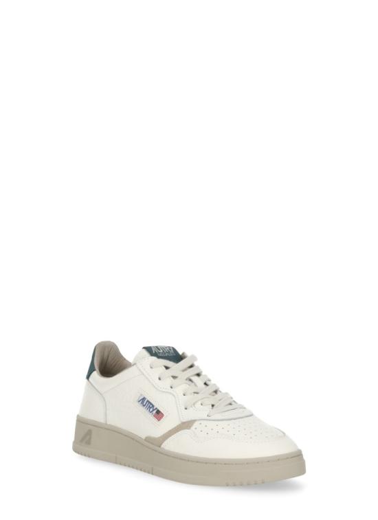 26FW 오트리 메달리스트 로우 스니커즈 AULMNE18DARKSEA FEATGRAY White - AUTRY