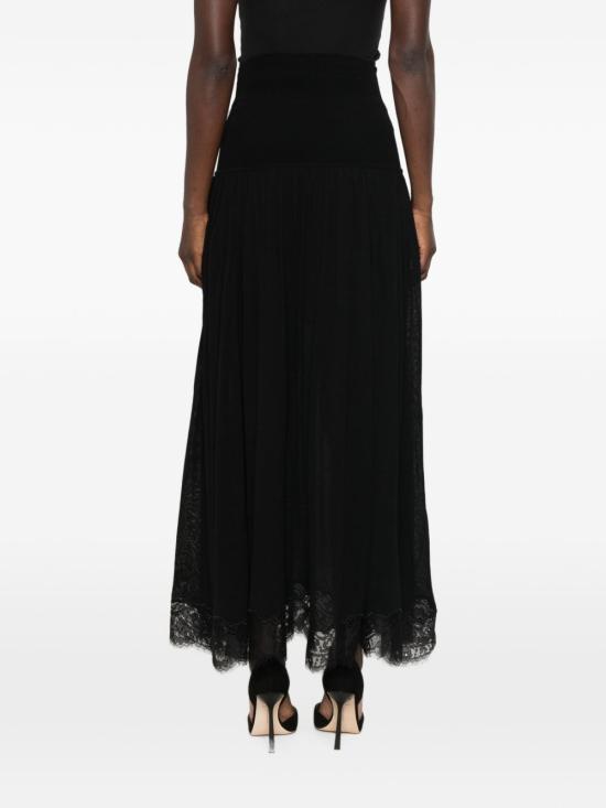 26FW 짐머만 미디 스커트 9282S F261BLK BLACK - ZIMMERMANN