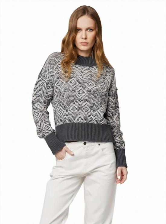 25FW 알파스튜디오 니트웨어 AD 4480C Grey - ALPHA STUDIO