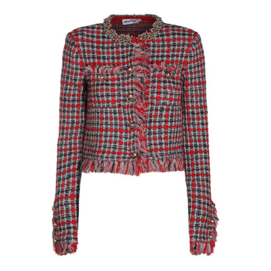 26FW 셀프 포트레이트 자켓 AW26146JR Red