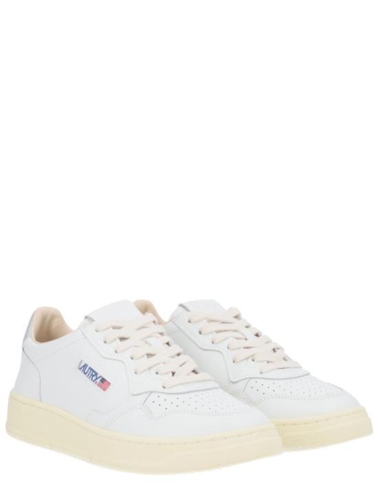26SS 오트리 메달리스트 로우 레더 스니커즈 AULW TB02 White - AUTRY
