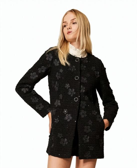 25FW 트윈셋 코트 252TP2400 Black - TWINSET