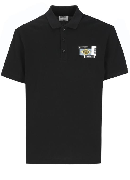 26FW 모스키노 폴로 티셔츠 160752420555 Black