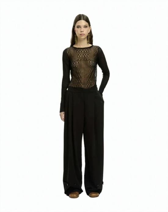 26SS Mlo 스트레이트 팬츠 P26E70017 002BAL Black - OTHER BRANDS