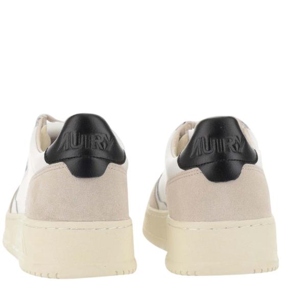 26FW 오트리 메달리스트 로우 스니커즈 AULMLS21LEATSUEDEWHTBLK Neutrals - AUTRY