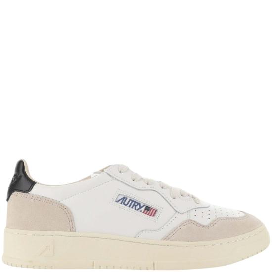 26FW 오트리 메달리스트 로우 스니커즈 AULMLS21LEATSUEDEWHTBLK Neutrals