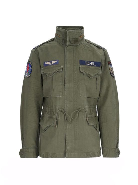 26FW 폴로 랄프로렌 로고 아이코닉 밀리터리 자켓 710 961616001 Green