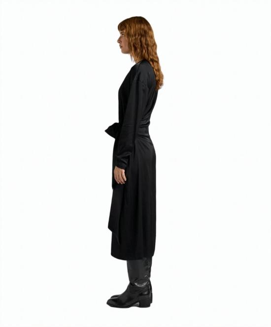 25FW 모모니 롱 원피스 DR044 Black - MOMONI