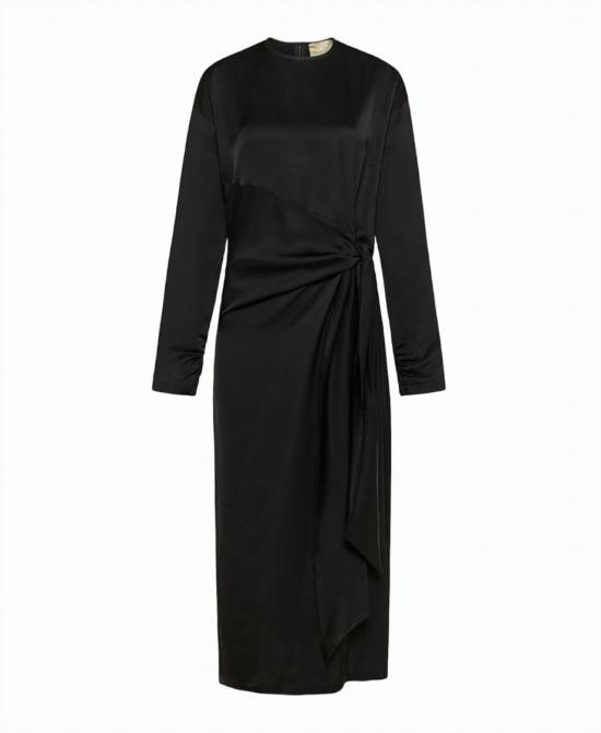 25FW 모모니 롱 원피스 DR044 Black - MOMONI