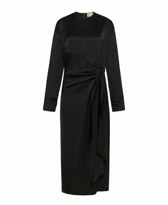 25FW 모모니 롱 원피스 DR044 Black