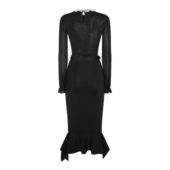 26FW 셀프 포트레이트 원피스 AW26085MCB Black - SELF PORTRAIT