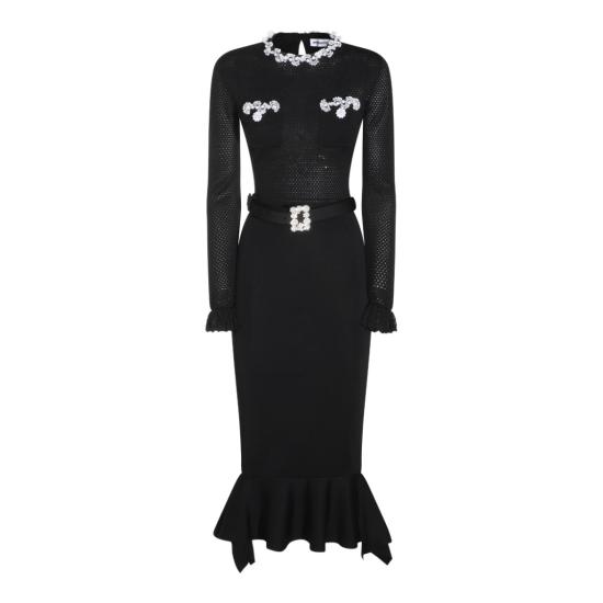 26FW 셀프 포트레이트 원피스 AW26085MCB Black