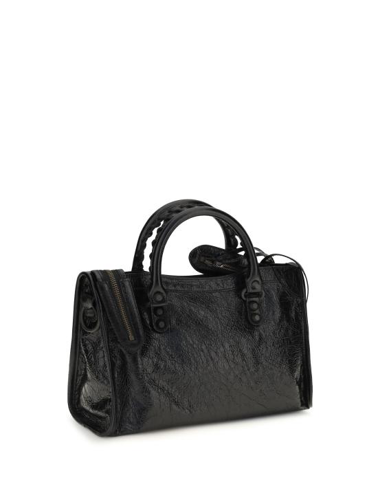 26FW 발렌시아가 르 시티 백 스몰 8657622ACFH 1000 BLACK - BALENCIAGA