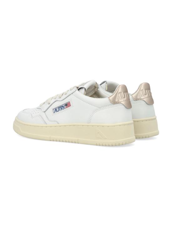 26FW 오트리 메달리스트 로우 레더 스니커즈 AULWLL06WG White - AUTRY