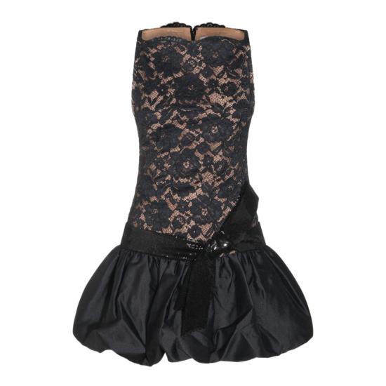 26FW 셀프 포트레이트 원피스 AW26013SB Black