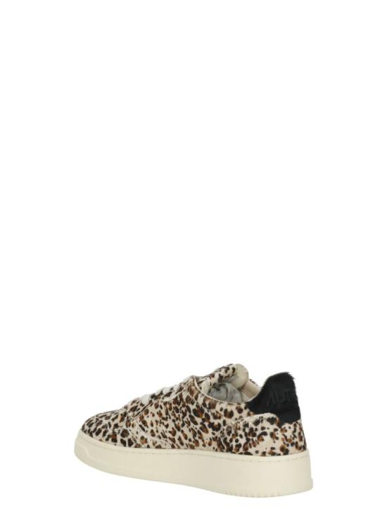 26FW 오트리 메달리스트 로우 레더 스니커즈 AULWJA04LEOP BLK Neutrals - AUTRY