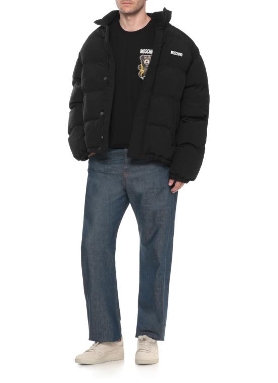 26FW 모스키노 반팔 티셔츠 072152411555 Black - MOSCHINO