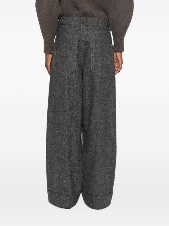 26FW 브루넬로 쿠치넬리 스트레이트 팬츠 MD002P9353 C001 GREY - BRUNELLO CUCINELLI