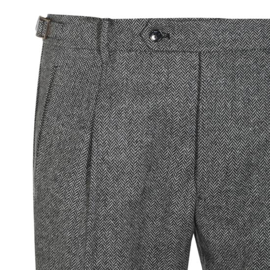 26FW 베르위치 수트 팬츠 RETROLONGAM1513BLACKWHITE Grey - BERWICH