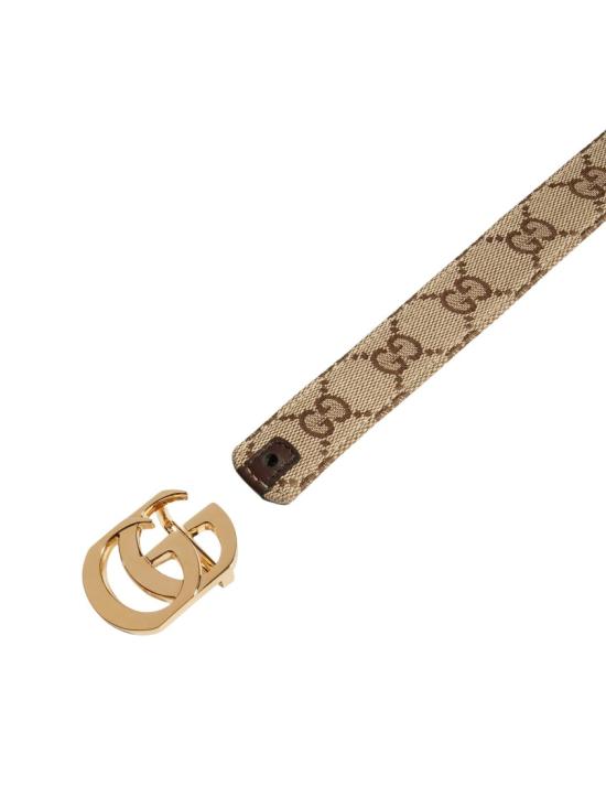 26FW 구찌 리버시블 컷 GG 마몬트 벨트 A006M2 FAF7J Brown - GUCCI
