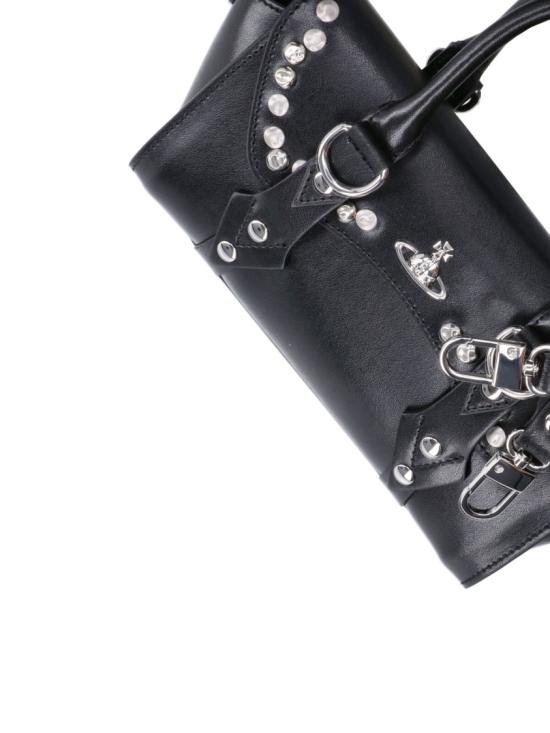 26FW 비비안웨스트우드 베띠나 미니 크로스바디 탑핸들 백 4803001PW L002VN402 Black - VIVIENNE WESTWOOD