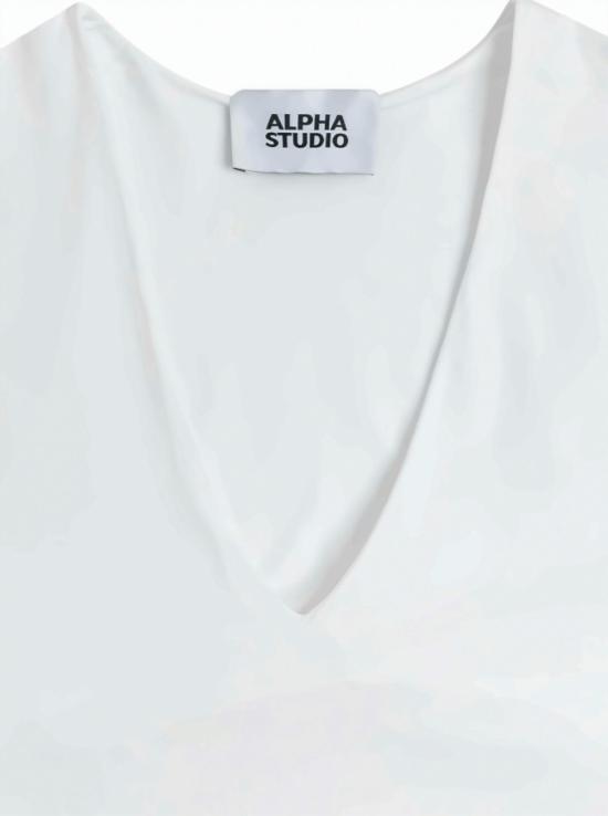 26SS 알파스튜디오 원피스 AD 6433O White - ALPHA STUDIO