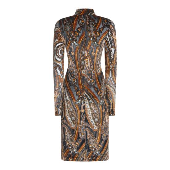 26FW 에트로 원피스 WRHA023799JJD1FS9885 Brown - ETRO