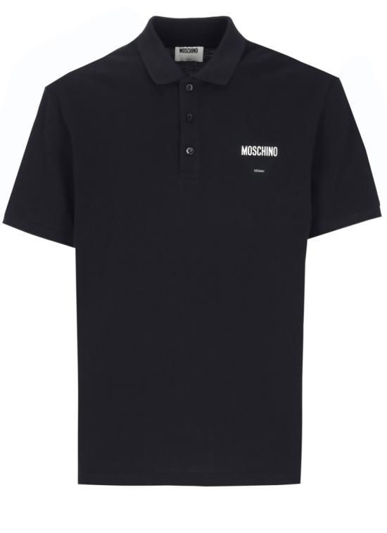 26FW 모스키노 폴로 티셔츠 160152421510 Black