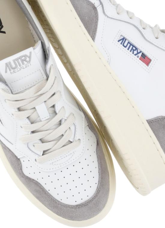 26FW 오트리 메달리스트 로우 스니커즈 AULMFT15WHT CEMENTO Neutrals - AUTRY