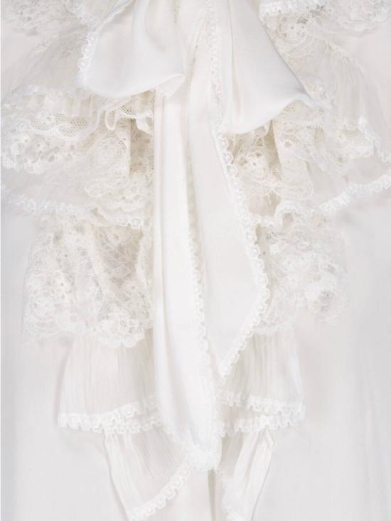 26FW 에르마노 설비노 탑 D492K360APVKX10602 White - ERMANNO SCERVINO