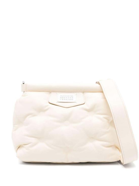  마르지엘라 가방 Maison Margiela Glam Slam 클래식 숄더백 화이트 - MAISON MARGIELA