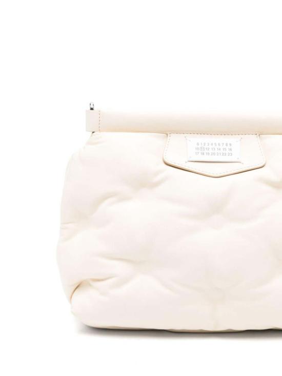  마르지엘라 가방 Maison Margiela Glam Slam 클래식 숄더백 화이트 - MAISON MARGIELA