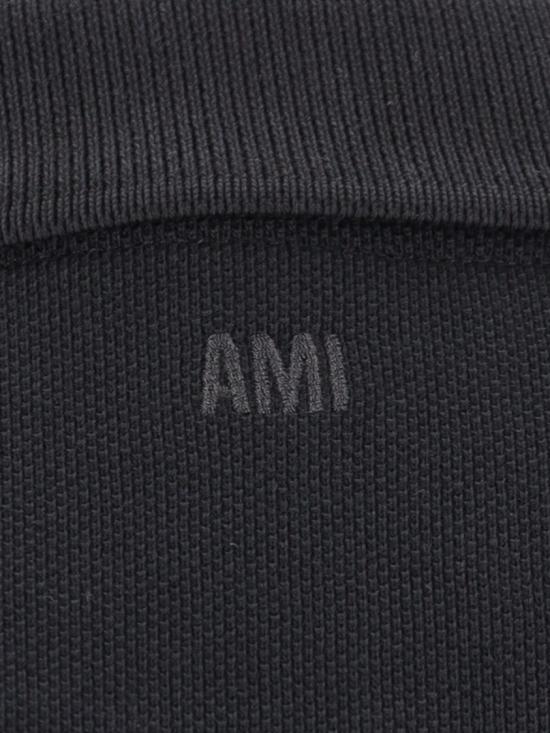 26FW 아미 스몰 하트 로고 폴로 티셔츠 HPL411 760045 Black - AMI