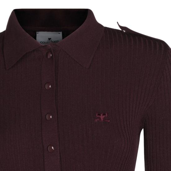 26FW 쿠레쥬 원피스 326MRO906FI00014010 Burgundy - COURREGES